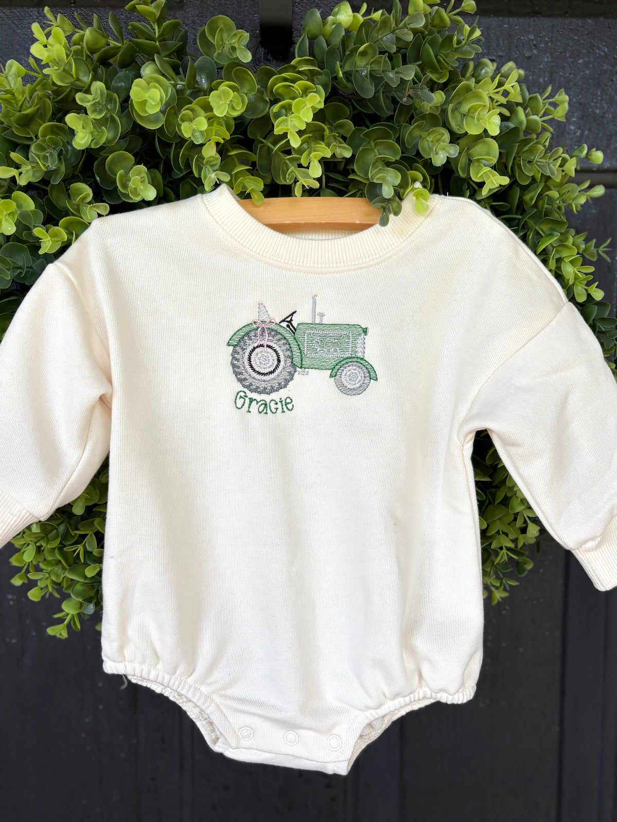 Baby Tractor Sweatshirt Bubble