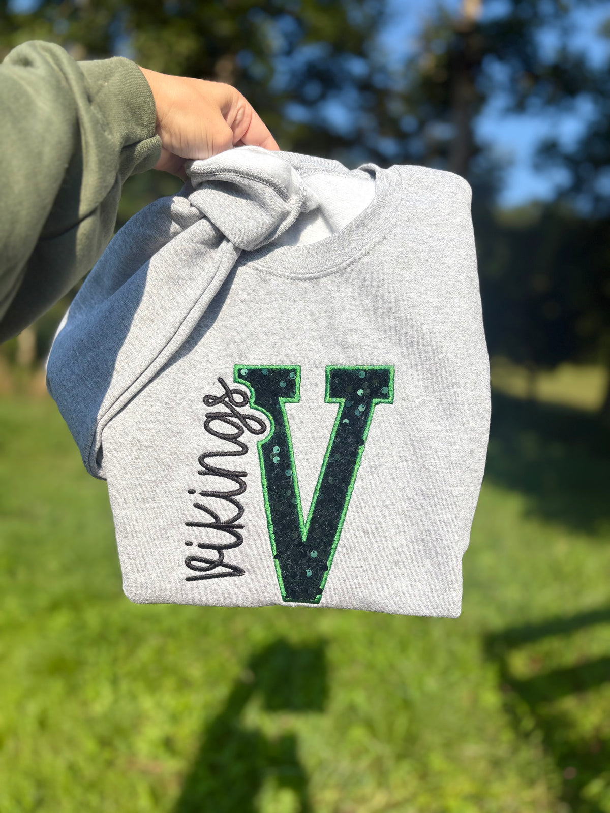Sequin Viking Sweatshirt