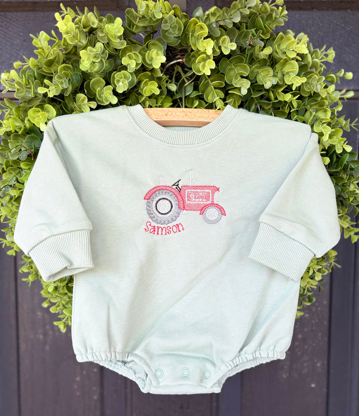 Baby Tractor Sweatshirt Bubble