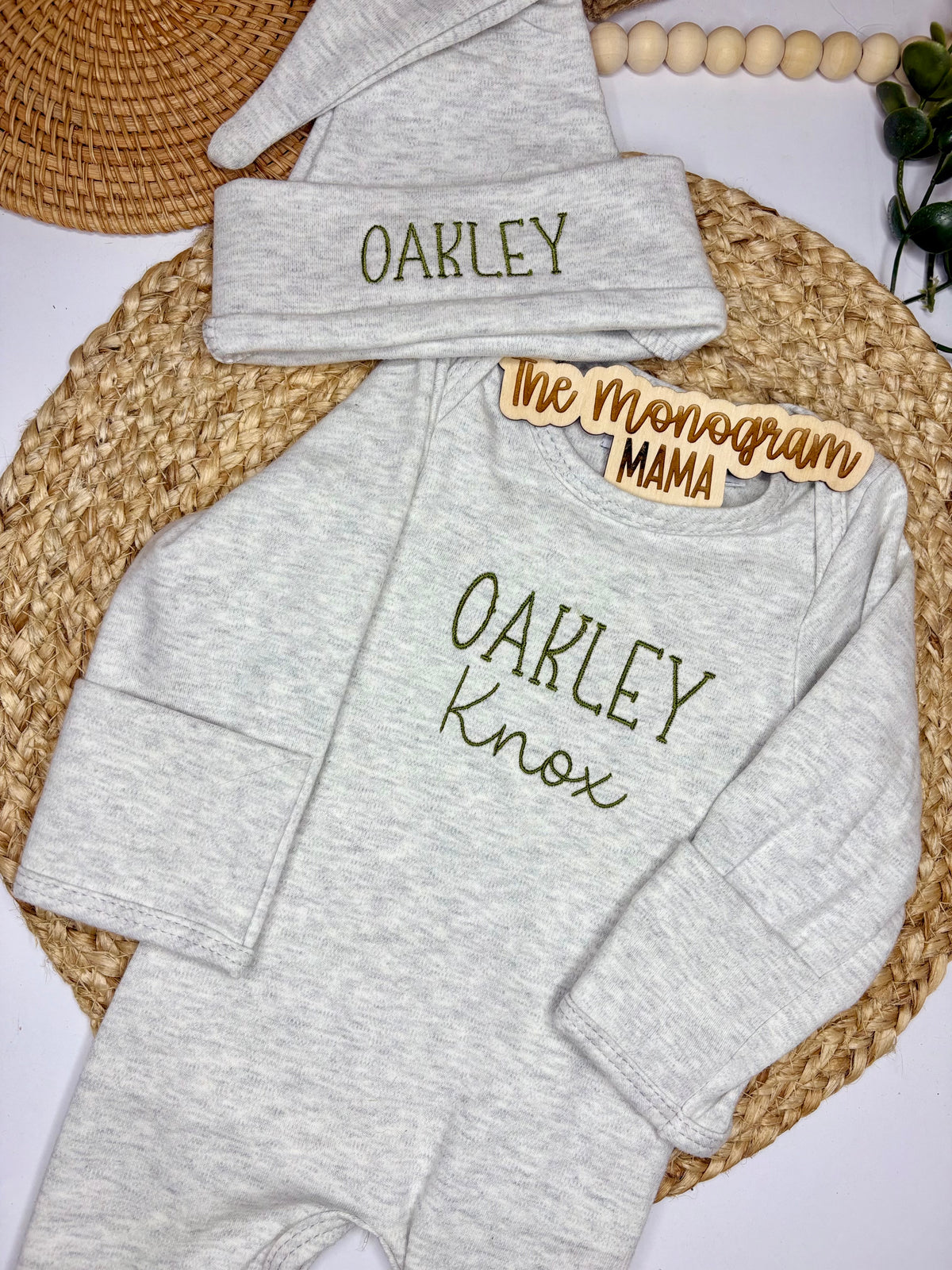 Newborn Sleeper & Hat Set