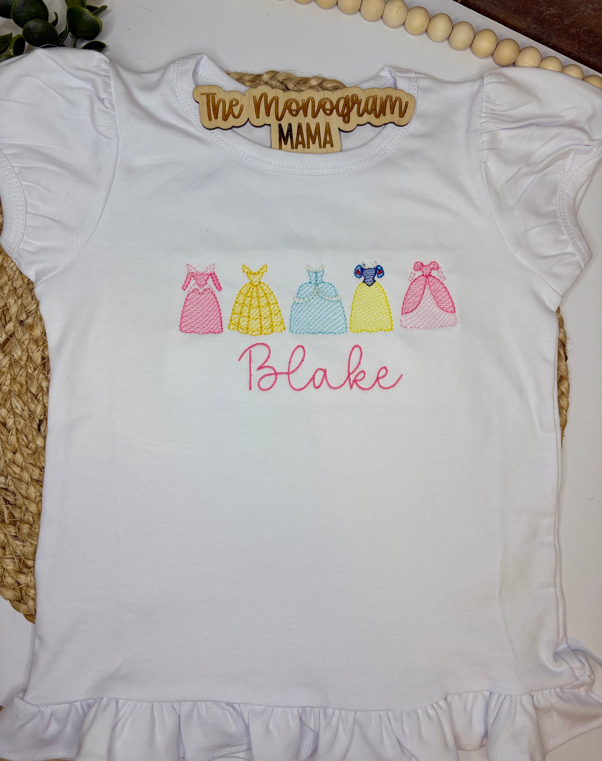 Princess Embroidered T-shirt