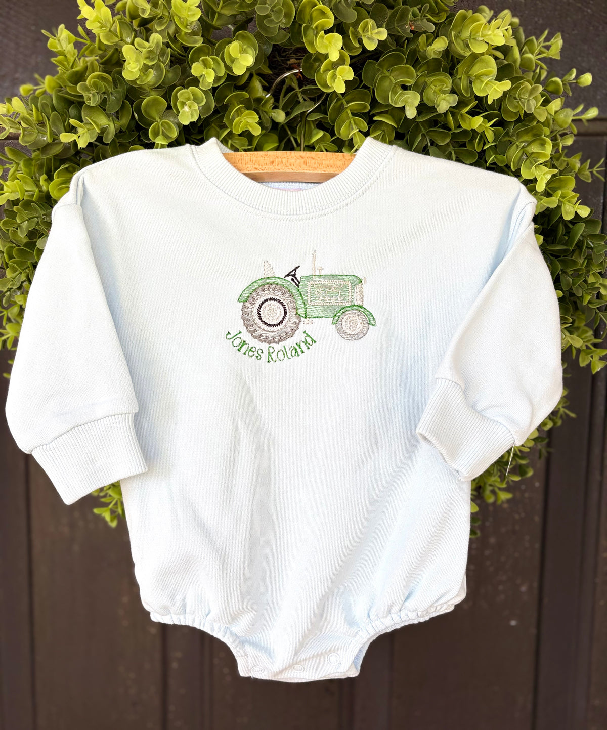 Baby Tractor Sweatshirt Bubble