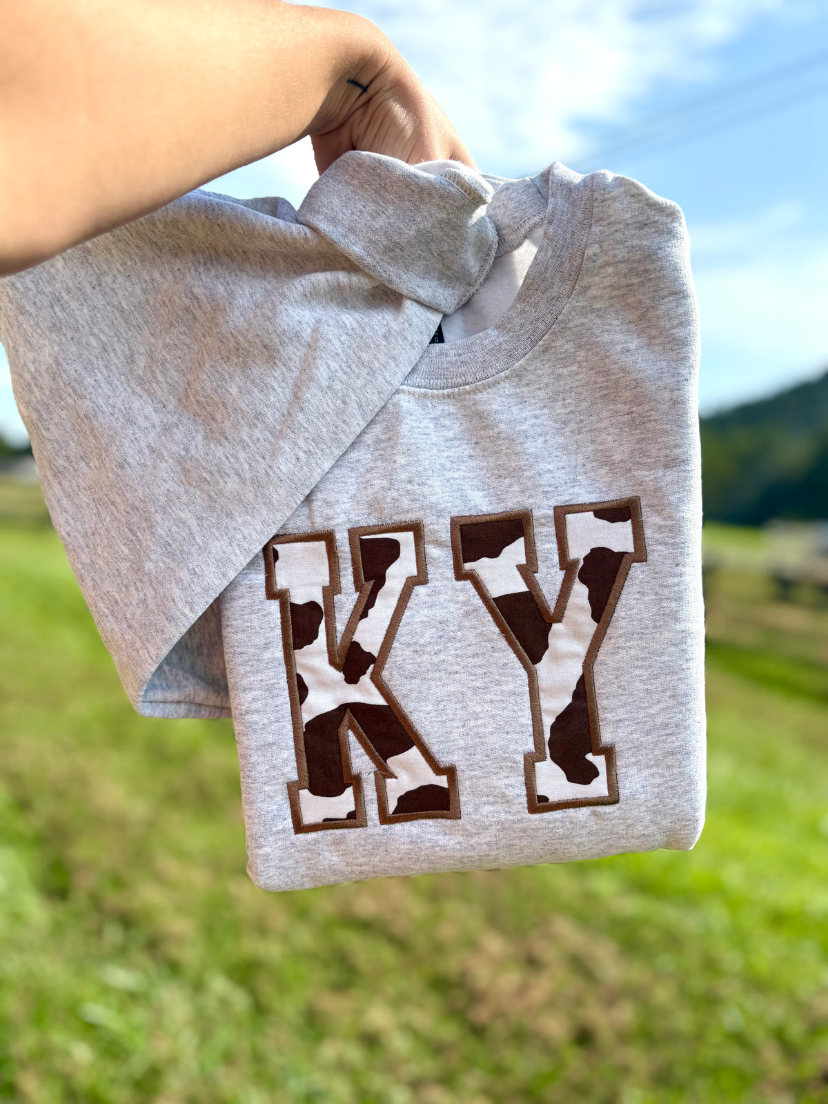 Cow print KY Sweatshirt